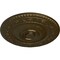 Ekena Millwork Neuveau Ceiling Medallion (Fits Canopies up to 6 3/8"), Hand-Painted Brass, 24 1/4"OD x 2"P CM24NABRS - alternate 4